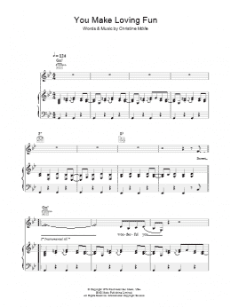 page one of You Make Loving Fun (Piano, Vocal & Guitar Chords)