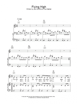 page one of Flying High (Piano, Vocal & Guitar Chords)