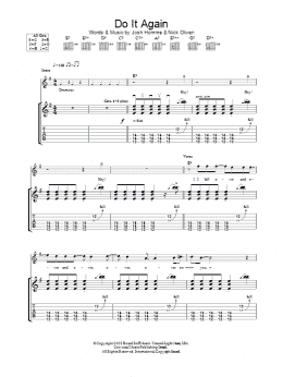 page one of Do It Again (Guitar Tab)