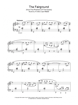 page one of The Fairground (Piano Solo)