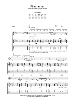 page one of Firecracker (Guitar Tab)