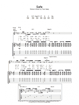 page one of Safe (Guitar Tab)