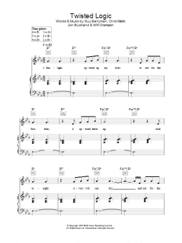page one of Twisted Logic (Piano, Vocal & Guitar Chords)