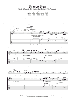 page one of Strange Brew (Guitar Tab)