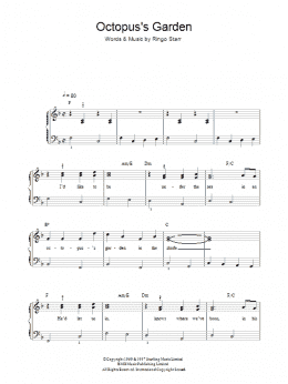 page one of Octopus's Garden (Piano, Vocal & Guitar Chords)
