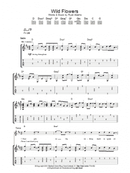 page one of Wild Flowers (Guitar Tab)