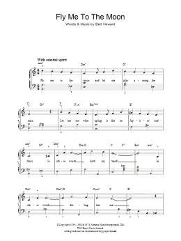 page one of Fly Me To The Moon (In Other Words) (Piano, Vocal & Guitar Chords)