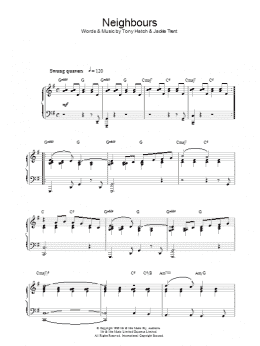 page one of Theme From Neighbours (Piano Solo)