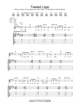 page one of Twisted Logic (Guitar Tab)