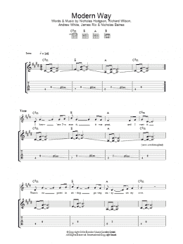 page one of Modern Way (Guitar Tab)