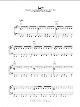 page one of Low (Piano, Vocal & Guitar Chords)