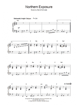 page one of Northern Exposure (Piano Solo)