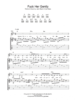 page one of F*** Her Gently (Guitar Tab)