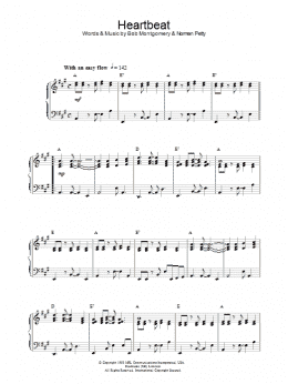 page one of Heartbeat (Piano Solo)