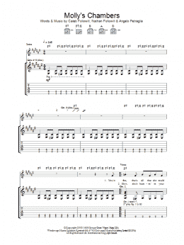 page one of Molly's Chambers (Guitar Tab)