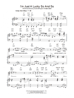 page one of I'm Just A Lucky So And So (Piano, Vocal & Guitar Chords)