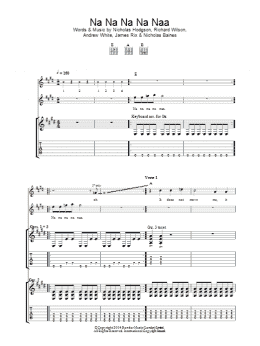 page one of Na Na Na Na Naa (Guitar Tab)