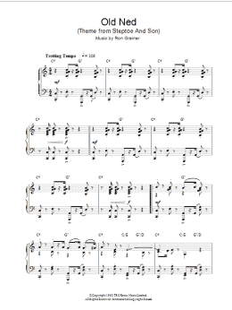 page one of Old Ned (Theme from Steptoe And Son) (Piano Solo)