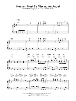 page one of Heaven Must Be Missing An Angel (Piano, Vocal & Guitar Chords)