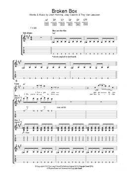 page one of Broken Box (Guitar Tab)