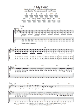 page one of In My Head (Guitar Tab)
