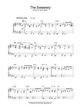 page one of Theme from The Sweeney (Piano Solo)