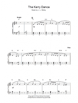 page one of Kerry Dance (Easy Piano)