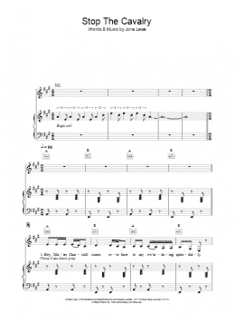 page one of Stop The Cavalry (Piano, Vocal & Guitar Chords)