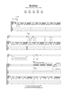 page one of Brother (Guitar Tab)