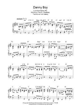 page one of Danny Boy (Piano Solo)