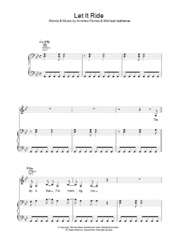 page one of Let It Ride (Piano, Vocal & Guitar Chords)