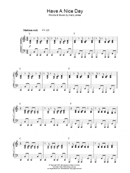 page one of Have A Nice Day (Piano Solo)