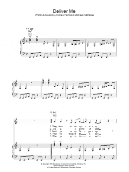 page one of Deliver Me (Piano, Vocal & Guitar Chords)