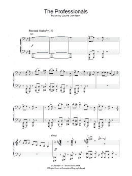 page one of Theme from The Professionals (Piano Solo)