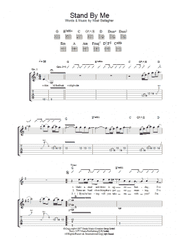 page one of Stand By Me (Guitar Tab)
