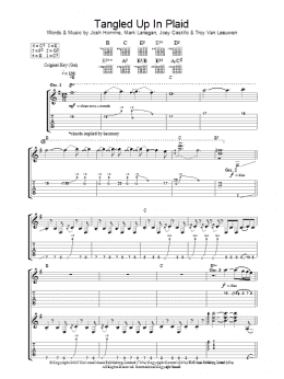 page one of Tangled Up In Plaid (Guitar Tab)