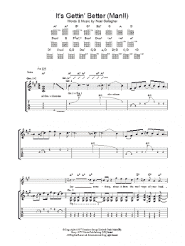 page one of It's Gettin' Better (Man!!) (Guitar Tab)