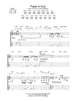 page one of Fade In-Out (Guitar Tab)