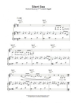 page one of Silent Sea (Piano, Vocal & Guitar Chords)