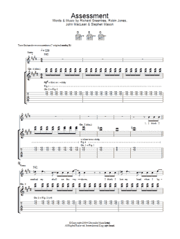 page one of Assessment (Guitar Tab)