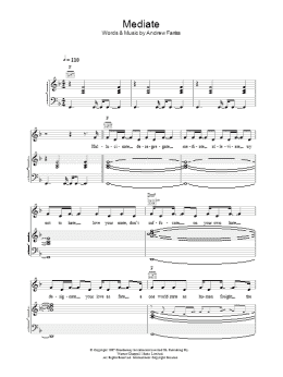 page one of Mediate (Piano, Vocal & Guitar Chords)