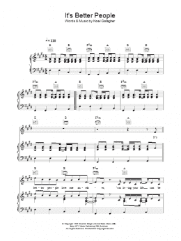 page one of It's Better People (Piano, Vocal & Guitar Chords)