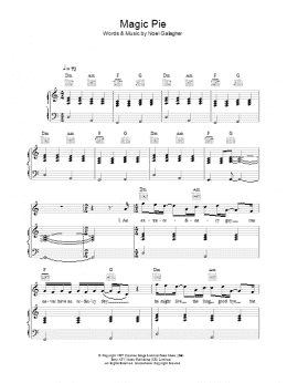 page one of Magic Pie (Piano, Vocal & Guitar Chords)