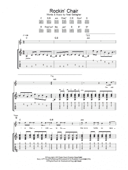 page one of Rockin' Chair (Guitar Tab)