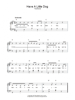 page one of Have A Little Dog (Piano, Vocal & Guitar Chords)