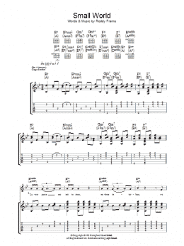 page one of Small World (Guitar Tab)