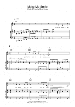 page one of Make Me Smile (Come Up And See Me) (Piano, Vocal & Guitar Chords)