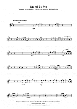 page one of Stand By Me (Alto Sax Solo)