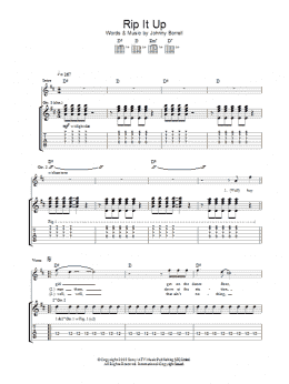 page one of Rip It Up (Guitar Tab)