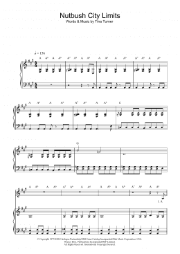 page one of Nutbush City Limits (Piano & Vocal)